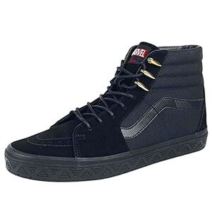 Vans Sk8-hi X Marvel "Black Panther" Mens us size 10